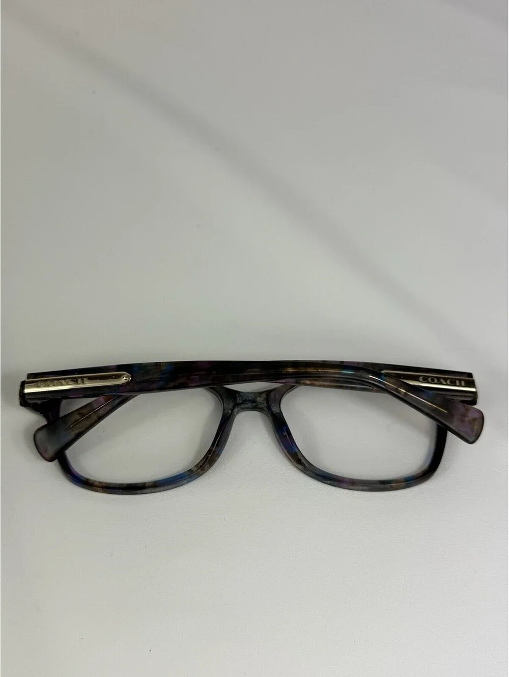 COACH Eyeglasses HC 6065 5291 CONFETTI PURPLE Signature C FRAMES ONLY 51-17-135
